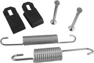 mosnai club car brake shoes spring kit - compatible with 1980 and up ds & precedent club car brake kits for gas and electric golf carts - includes brake shoes kit (1018163-01, 1011466) logo