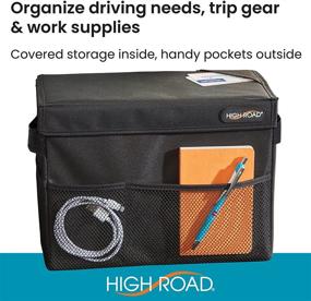 img 1 attached to 🚘 Maximize Space and Organization with the High Road Carganizer Car Console Organizer and Protective Cover
