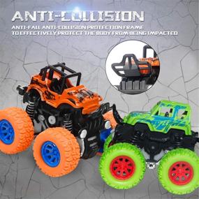 img 2 attached to Shockproof Textured Friction Monster Vehicles