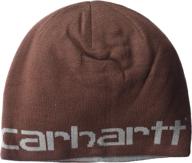 🧢 carhartt men's reversible knit hat logo