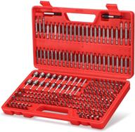 🔧 enhance your toolbox with the arucmin 214-piece screwdriver bit set: trustworthy s2 steel drill bit set power bit set with security bits logo