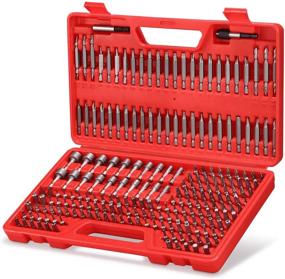 img 4 attached to 🔧 Enhance Your Toolbox with the ARUCMIN 214-Piece Screwdriver Bit Set: Trustworthy S2 Steel Drill bit set Power Bit Set with Security Bits