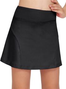 img 3 attached to Revitalize Your Running Routine: Discover the Hopeac Waisted Athletic Pleated Running Girls' Clothing!