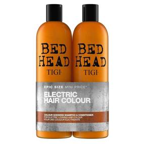 img 4 attached to 👑 TIGI Bed Head Colour Goddess Tween Set - 750ml Shampoo & Conditioner by Re: Hair Care Powerhouse