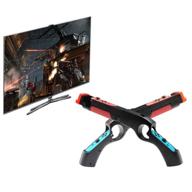🎮 enhance your gaming experience with the vakabox gaming somatosensory shooting stand gun handle grip for n-switch joy-con and kinect sensor game logo