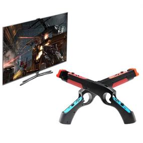 img 1 attached to 🎮 Enhance Your Gaming Experience with the VAKABOX Gaming Somatosensory Shooting Stand Gun Handle Grip for N-Switch Joy-con and Kinect Sensor Game