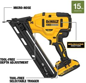 img 3 attached to DEWALT DCN650D1 Portable Cordless Nailer Kit with Enhanced SEO