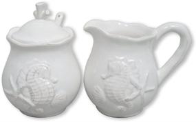 img 1 attached to Blue Sky Ceramic Seahorse Creamer Food Service Equipment & Supplies