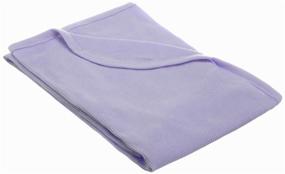 img 4 attached to 👶 American Baby Company 30 X 40 Soft 100% Natural Cotton Thermal/Waffle Swaddle Blanket in Lavender for Girls - Soft, Breathable & Cozy