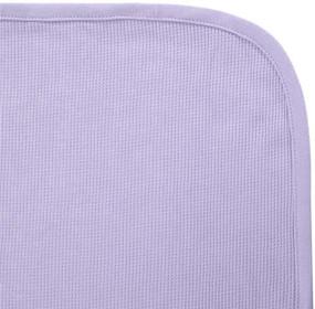 img 2 attached to 👶 American Baby Company 30 X 40 Soft 100% Natural Cotton Thermal/Waffle Swaddle Blanket in Lavender for Girls - Soft, Breathable & Cozy