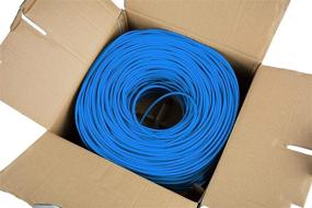 img 3 attached to 🔵 VIVO Blue 500ft Bulk Cat6 Ethernet Cable - Full Copper, 23 AWG, UTP Pull Box, Cat-6 Wire for Indoor Network Installations - CABLE-V017