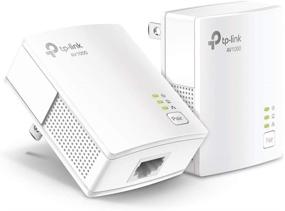 img 4 attached to 💡 TP-Link AV1000 Gigabit Powerline Ethernet Adapter Starter Kit - Plug & Play, Nano Size, Ideal for Smart TV, Online Gaming, Wired Connection Only (TL-PA7017 KIT)