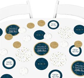 img 4 attached to 🌟 Twinkle Twinkle Little Star - Giant Circle Confetti - 27 Count - Perfect for Baby Showers, Birthdays, and Party Decorations - Large Confetti by Big Dot of Happiness