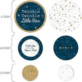 img 3 attached to 🌟 Twinkle Twinkle Little Star - Giant Circle Confetti - 27 Count - Perfect for Baby Showers, Birthdays, and Party Decorations - Large Confetti by Big Dot of Happiness