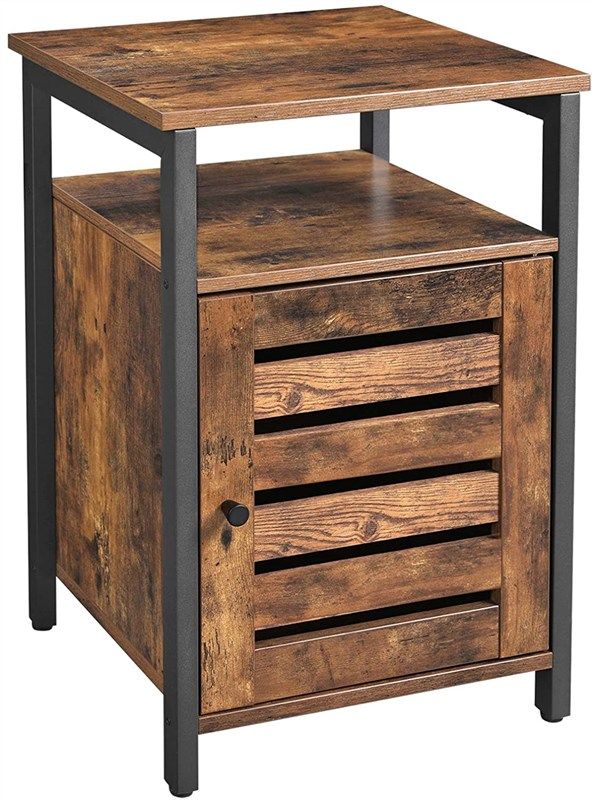 vasagle nightstand adjustable industrial ulet62bx furniture in bedroom furniture 로고