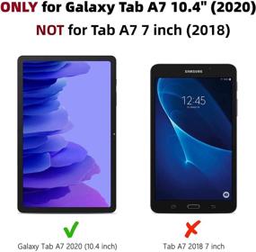 img 3 attached to 📱 2 Pack Galaxy Tab A7 Screen Protector - Tempered Glass for Samsung Galaxy Tab A7 2020 10.4-inch (SM-T505/SM-T500)