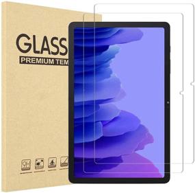 img 4 attached to 📱 2 Pack Galaxy Tab A7 Screen Protector - Tempered Glass for Samsung Galaxy Tab A7 2020 10.4-inch (SM-T505/SM-T500)