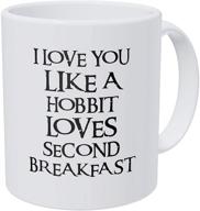 hobbit loves breakfast ounces coffee logo