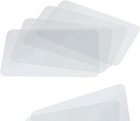 img 3 attached to 🍽️ Set of 8 Clear Placemats - Enhance Your Dining Décor