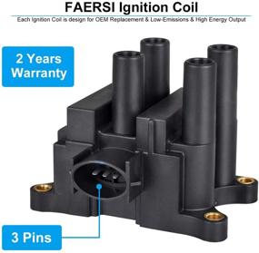 img 2 attached to 🔥 FAERSI Ignition Coil Replacement: Ford Ranger, Contour, Escape, Focus, Mazda 6, B2300, Tribute, Mercury Mystique - DG506, FD497, DG536, DG474