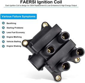 img 1 attached to 🔥 FAERSI Ignition Coil Replacement: Ford Ranger, Contour, Escape, Focus, Mazda 6, B2300, Tribute, Mercury Mystique - DG506, FD497, DG536, DG474