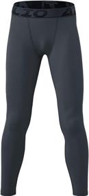 img 2 attached to 🩳 ATHLIO Compression Shorts: Premium Active Baselayer for Boys' Clothing