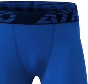 img 1 attached to 🩳 ATHLIO Compression Shorts: Premium Active Baselayer for Boys' Clothing