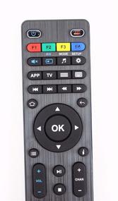 img 2 attached to Premium Replacement Remote Control for Infomir MAG 254/255 Streaming Media Player - Compatible with Linux System OTT IPTV Set Top Box, Black