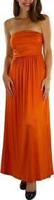 img 1 attached to ToBeInStyle Womens Strapless Rayon Dress Women's Clothing and Dresses