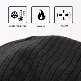 img 1 attached to 🚲 Santic Cycling Skull Cap Helmet Liner: Thermal Fleece Windproof Bicycle Hat for Ultimate Protection