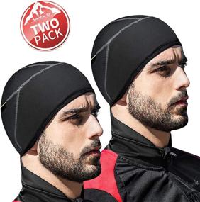 img 3 attached to 🚲 Santic Cycling Skull Cap Helmet Liner: Thermal Fleece Windproof Bicycle Hat for Ultimate Protection