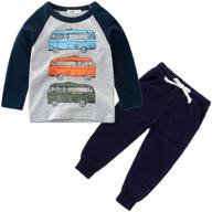 ijnuhb toddler clothes t shirts pants（crocodileblack 6t） boys' clothing logo