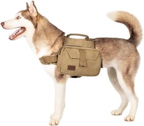 img 4 attached to 🐶 OneTigris Dog Pack Hound Travel Camping Hiking Backpack for Medium & Large Dog - Rucksack Saddle Bag with Enhanced SEO