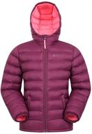 kids padded puffer jacket - boys & girls | mountain warehouse seasons logo