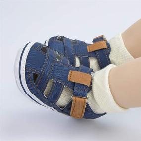 img 2 attached to 👟 Miamooi Sandals: Stylish Outdoor Shoes for Boys - Toddler Closed Toe Sandals