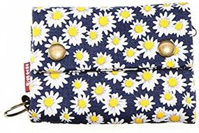 img 1 attached to Chrysanthemum Pattern Men's Accessories and Wallets, Card Cases & Money Organizers Inspired by Korean and Japanese Cartoons