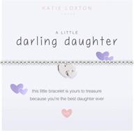 👧 katie loxton little darling daughter girls stretch adjustable band fashion charm bracelet: a stunning accessory for trend-savvy kids logo