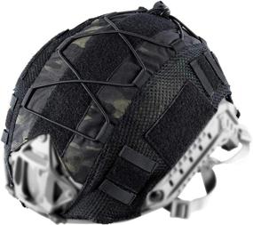 img 4 attached to OneTigris Multicam Helmet Cover Ballistic Sports & Fitness