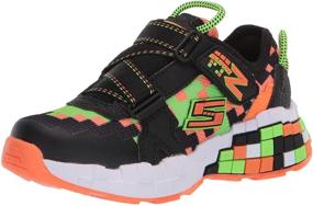 img 4 attached to Skechers Mega Craft Cubotrons Medium Little Boys' Sneakers - Improved SEO