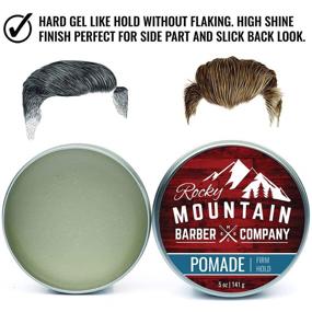 img 1 attached to 👨 Pomade for Men - 5 oz Tub - Classic Styling Product with Strong Hold for Side Part, Pompadour & Slick Back Looks - High Shine & Easy to Rinse - Water Based & Easy to Wash Out