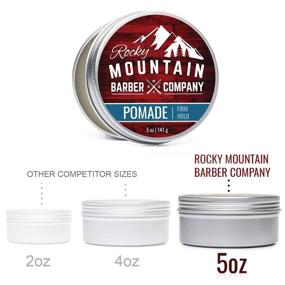 img 3 attached to 👨 Pomade for Men - 5 oz Tub - Classic Styling Product with Strong Hold for Side Part, Pompadour & Slick Back Looks - High Shine & Easy to Rinse - Water Based & Easy to Wash Out
