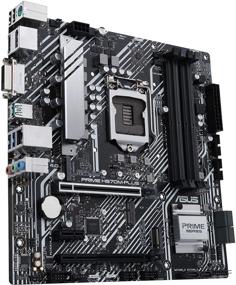 img 1 attached to 🖥️ ASUS Prime H570M-PLUS/CSM LGA1200 (Intel 11th/10th Gen) MicroATX Motherboard with PCIe 4.0, 8 Power Stages, HDMI, DVI, DisplayPort, Dual M.2, Intel 1Gb LAN, USB 3.2 Gen 2 Type-C, Thunderbolt 4, ACCE