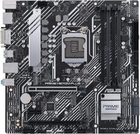 img 3 attached to 🖥️ ASUS Prime H570M-PLUS/CSM LGA1200 (Intel 11th/10th Gen) MicroATX Motherboard with PCIe 4.0, 8 Power Stages, HDMI, DVI, DisplayPort, Dual M.2, Intel 1Gb LAN, USB 3.2 Gen 2 Type-C, Thunderbolt 4, ACCE
