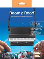 🔦 enhanced visibility with beam n read led 6m hands-free craft light: wider coverage & brighter illumination from 6 leds логотип