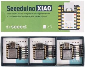 img 3 attached to Seeed Studio Seeeduino XIAO SAMD21 Cortex M0+ Плата: 100% Совместимость с Arduino IDE, Монтаж на плате, USB Type-C (3шт)