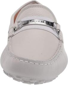 img 3 attached to Lacoste Mens ANSTED White Medium Men's Shoes for Loafers & Slip-Ons