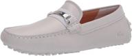 lacoste mens ansted white medium men's shoes for loafers & slip-ons logo