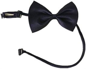 img 1 attached to 🐶 EOM Selected Adjustable Dog Bow Tie: Stylish Pet Costume Collar for Dogs and Cats - Ideal for Weddings and Parties