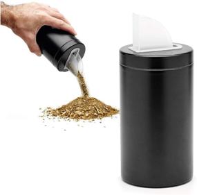 img 4 attached to 🍵 BALIBETOV Yerba Mate Container (Yerbero) with Spout - Durable 304 Stainless Steel Containers with Pouring Lids for Effortless Filling of Mate Cup - Also Ideal for Storing Rice, Flour or Sugar (Black)