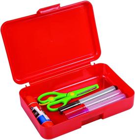 img 1 attached to 🖍️ Organize Your Pencils with Deflecto 39504RED Pencil Box Count